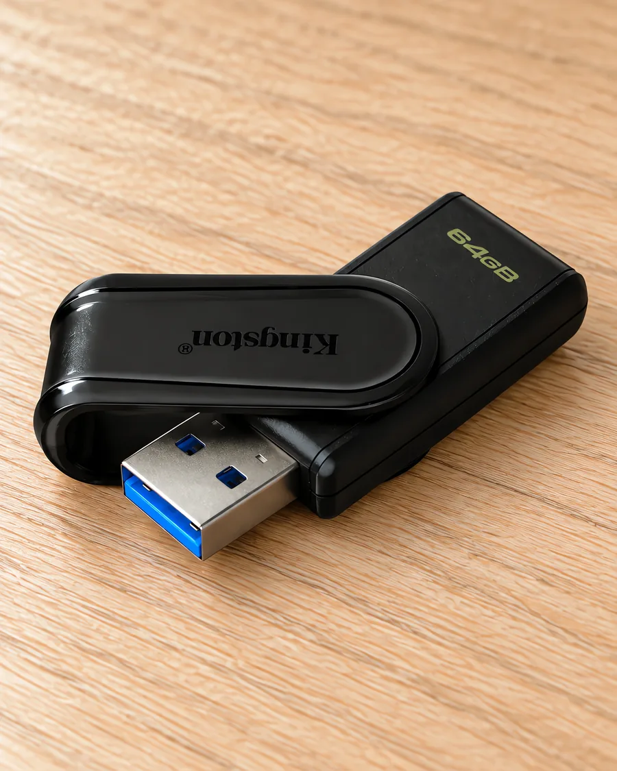 Pendrive con tapa