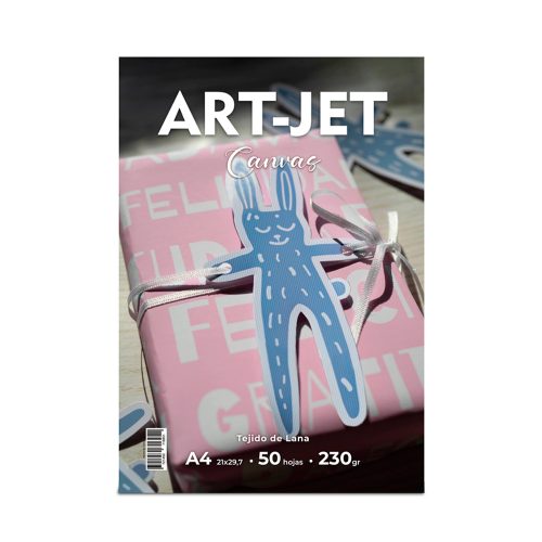 Art-jet A4 230 Grs Glossy Texturado Tejido De Lana X 50 Hojas