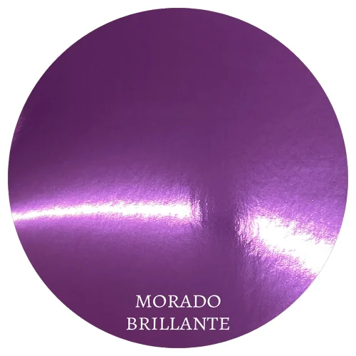 Adorie A4 230 Grs Metalina Morado Brillante X 10 Hojas - Imagen 2