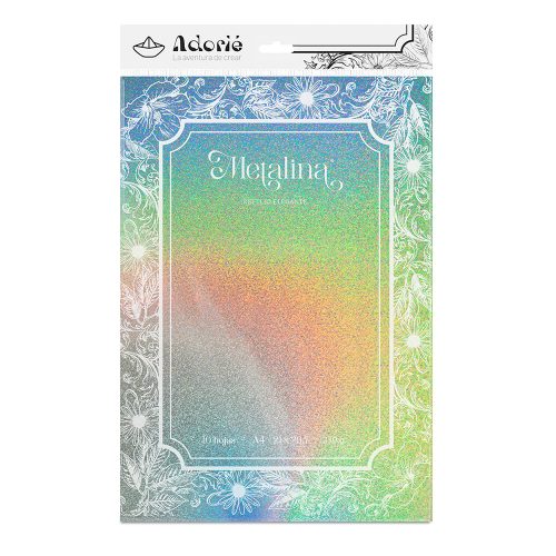 Adorie A4 230 Grs Metalina Destello X 10 Hojas
