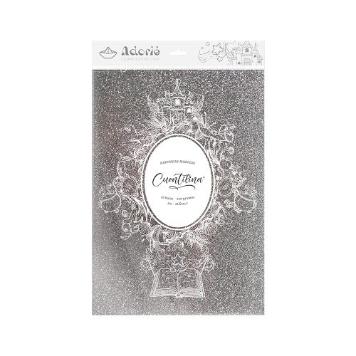 Adorie A4 230 Grs Cuentilina Gris Niebla Nocturna X10 Hojas