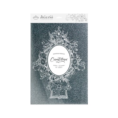 Adorie A4 230 Grs Cuentilina Azul Mar Misterioso X10 Hojas