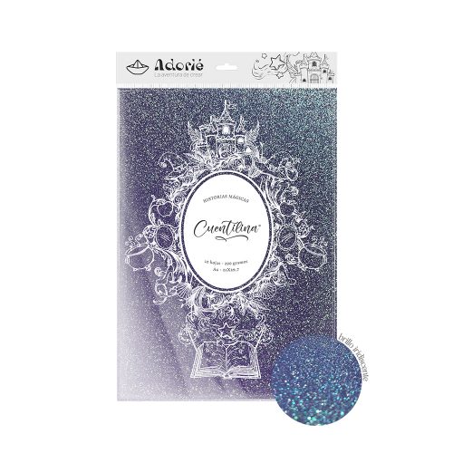 Adorie A4 230 Grs Cuentilina Morado Mistico X10 Hojas