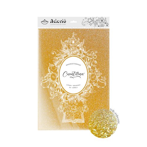 Adorie A4 230 Grs Cuentilina Naranja Del Amanecer X10 Hojas