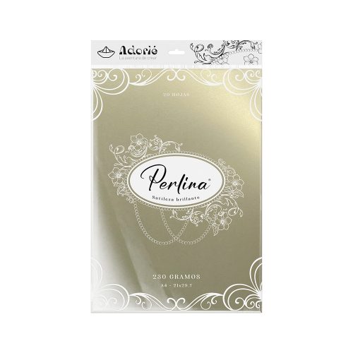 Adorie A4 230 Grs Perlina Crema X20 Hojas