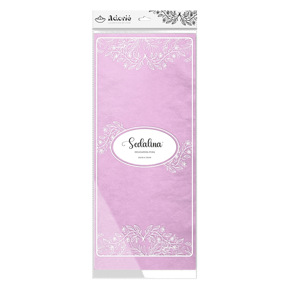 Adorie 50x70 Sedalina Rosa X 25 Hojas