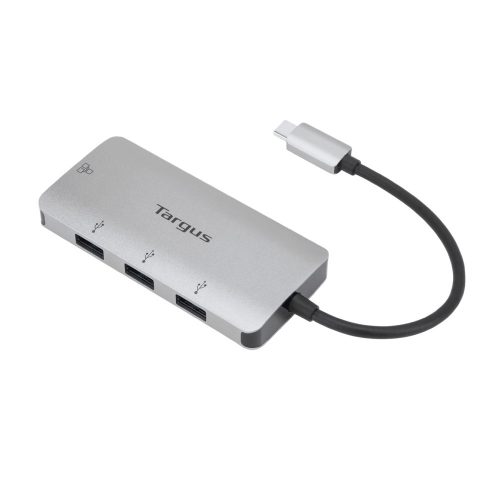 Hub Targus Usb-c Space Gray Puertos Ethernet X 1 + Usb 3.2 X 3 - Imagen 3