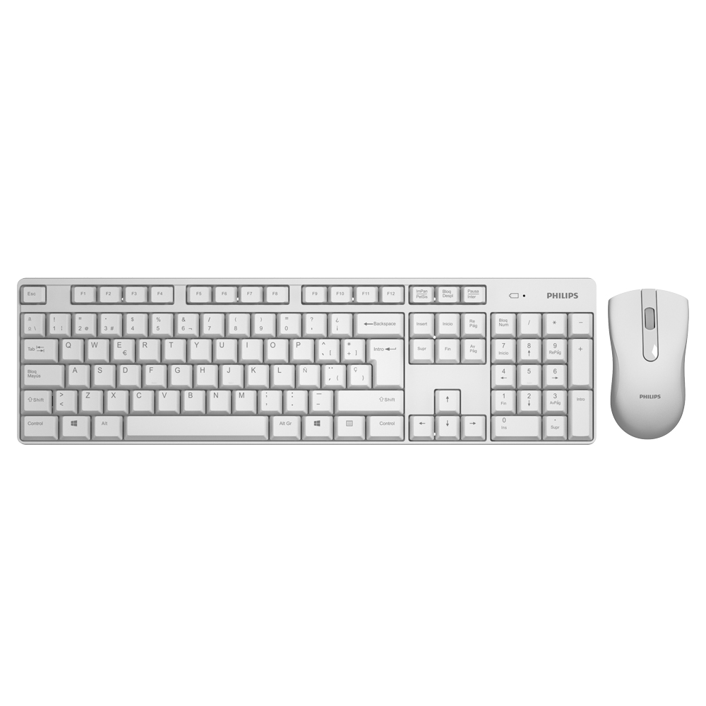 Combo Teclado Esp. + Mouse Philips Wireless C501
