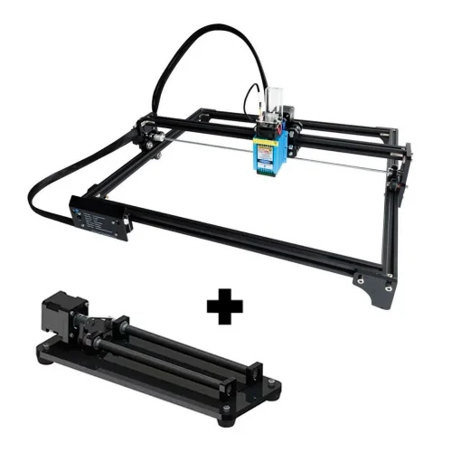 Cortadora Y Grabadora Laser Scp Hk-45 45x35 40w + Sujetador Botellas Hk-45