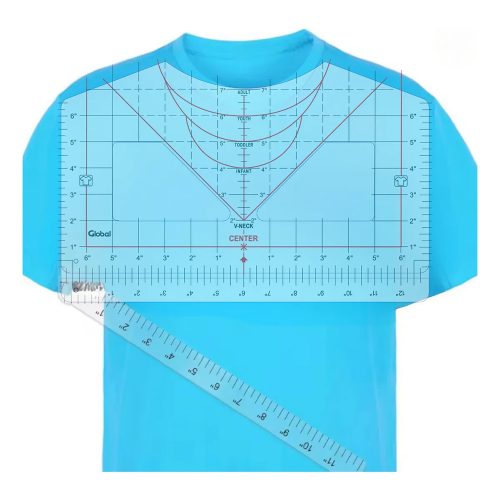 Regla Guia Para Centrar Sublimacion De Remeras - Imagen 3