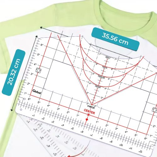 Regla Guia Para Centrar Sublimacion De Remeras - Imagen 4