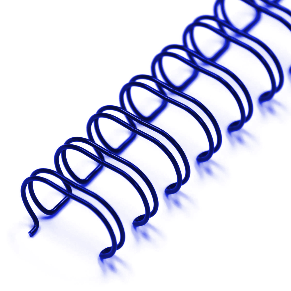 Anillo Alambre Doble 32mm Azul 2:1 X 25(280h)