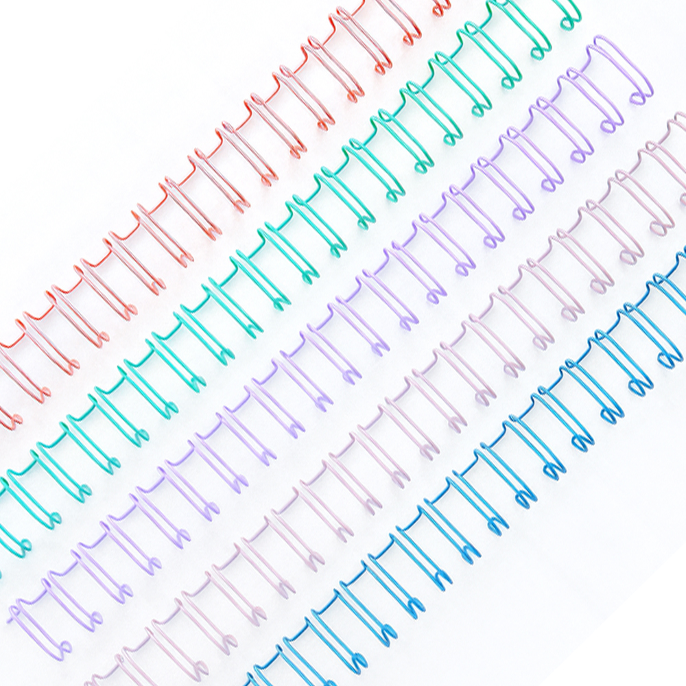 Anillo Alambre Doble 16mm Pasteles Surtidos 2:1 X 30(140h)