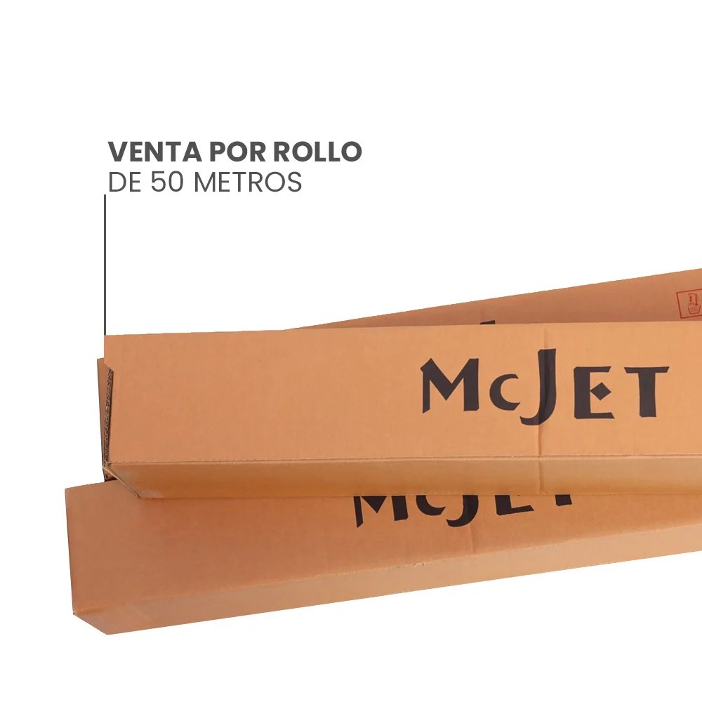 Oj-vinyl Vinilo Mcjet Vehicular Polimerico X 152 Cm Blanco Bte Base Gris 100 Mic