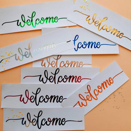 Transfer Foil Metalico Verde 32cmx500cm - Imagen 3