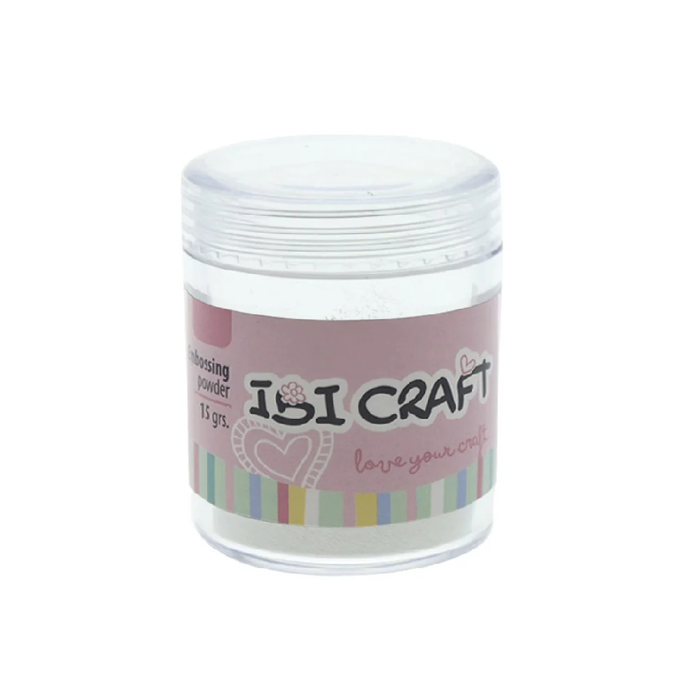 Embossing Powder Polvo Frasco Ibi Craft 15 Grs Blanco