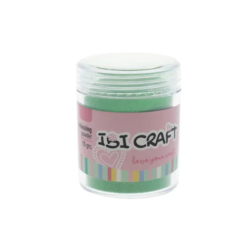 Embossing Powder Polvo Frasco Ibi Craft 15 Grs Verde - Imagen 2