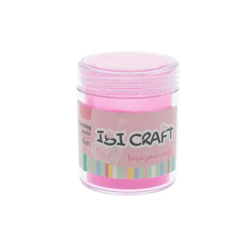 Embossing Powder Polvo Frasco Ibi Craft 15 Grs Rosa