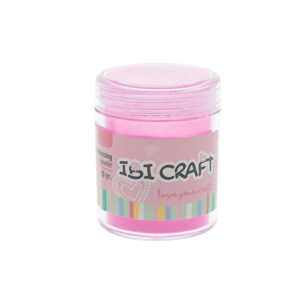 Embossing Powder Polvo Frasco Ibi Craft 15 Grs Rosa