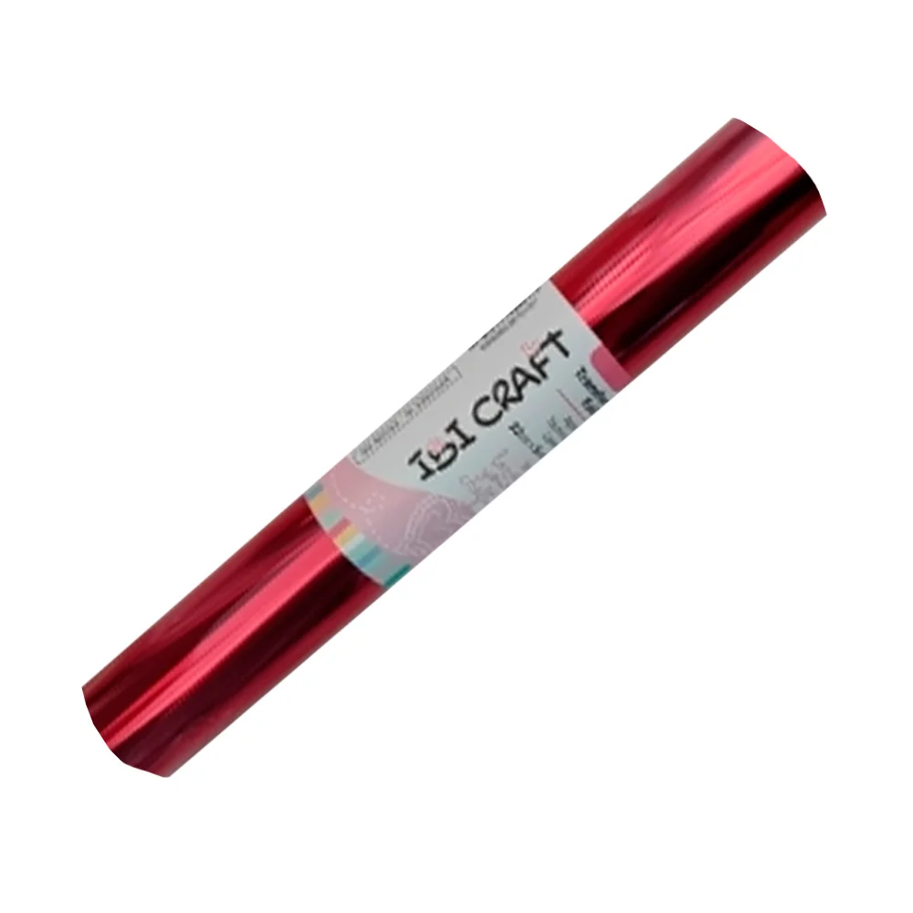 Foil Art Ibi Craft Para Lapiz Termico 0.15 X 3 Mts Rojo