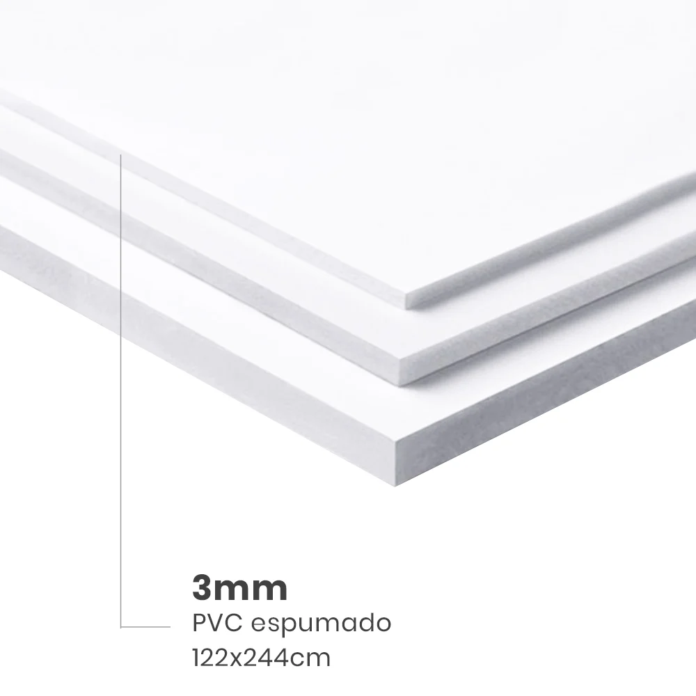 56.06.001_1000-1 Pvc Espumado 3 Mm 122x244 Cm - Imagen 1