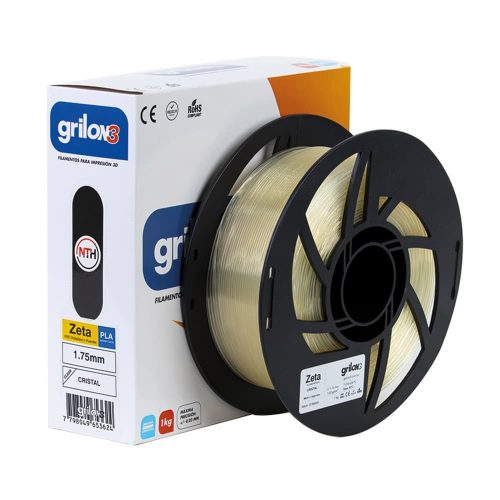 Pla Zeta Clear Cristal Grilon3 1.75 X 1kg