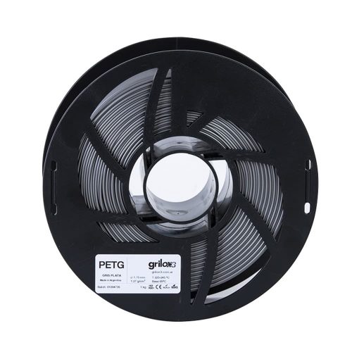Petg Gris Plata Grilon3 1.75 X 1 Kg - Imagen 2