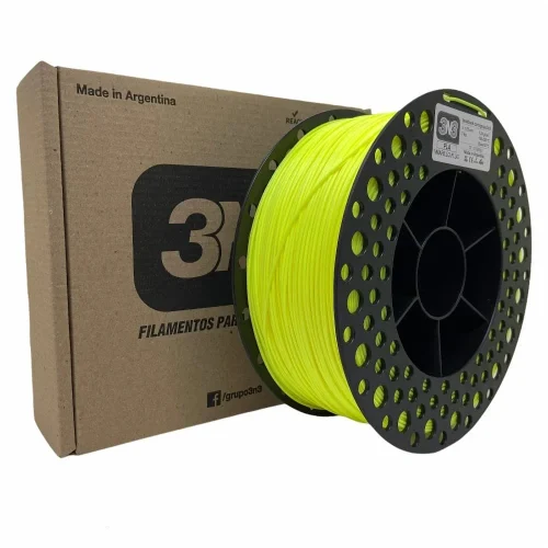 Pla 20 Amarillo Fluo 3n3 1.75 X 1kg