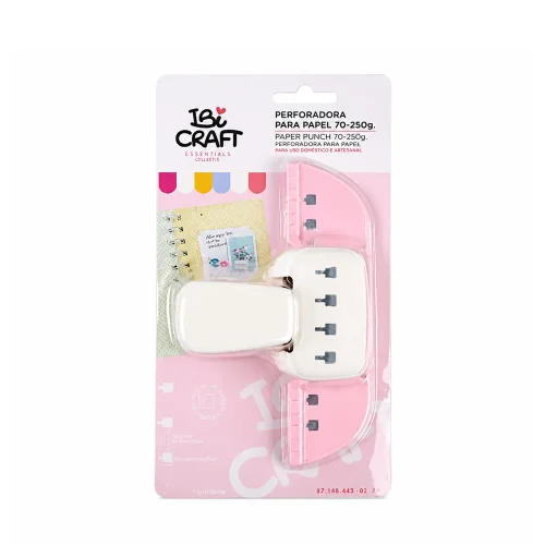 Perforadora Ibi Craft Para Anillos Doble Alambre 2:1 Smart