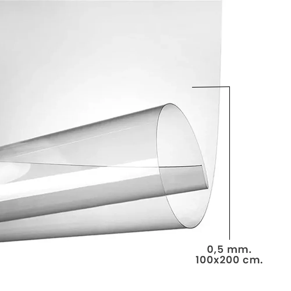 Pet Transparente Cristal 2,0mm 100x200cm