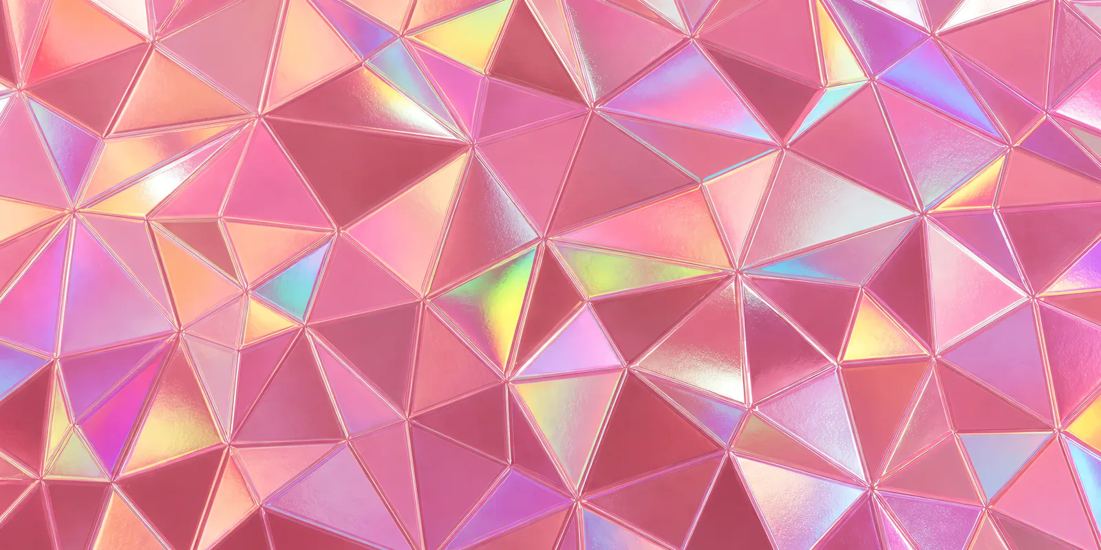 Superficie del papel metalizado Metalina, con el reflejo corriendo sobre la hoja, en el acabado diamante rosa