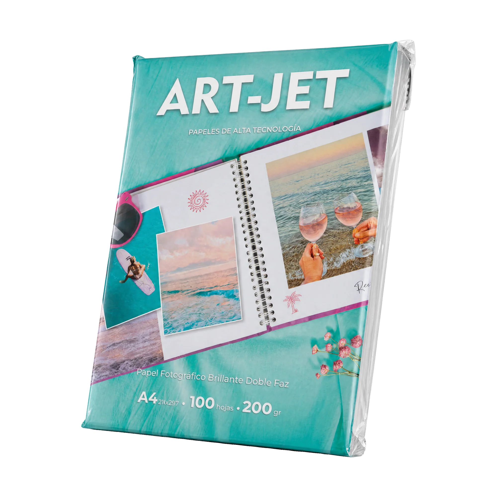 Art-jet A4 200 Grs Bifaz Glossy X 100 Hojas