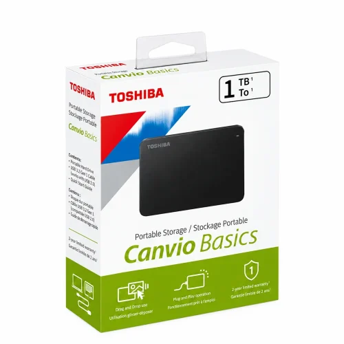 Disco Duro Externo Toshiba Canvio Basics 1 Tb