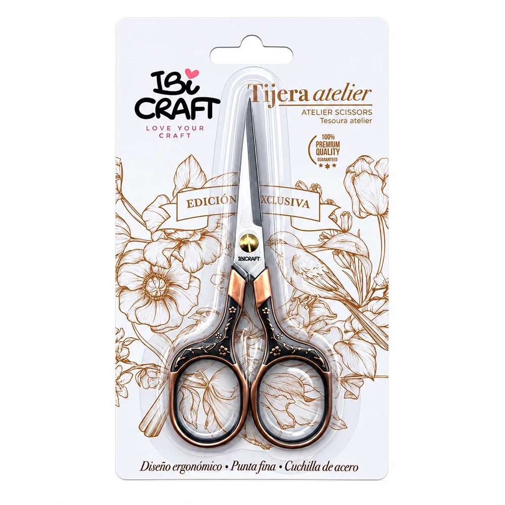 Tijera Ibicraft De Precision 15cm Vintage Rosa Gold