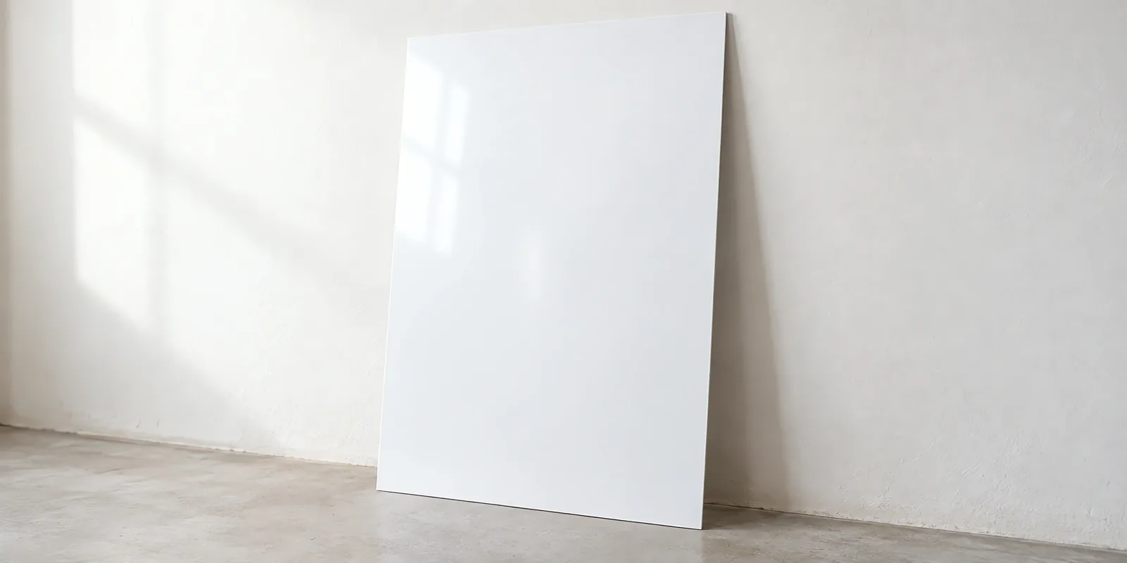 Placa de alto impacto blanca brillante