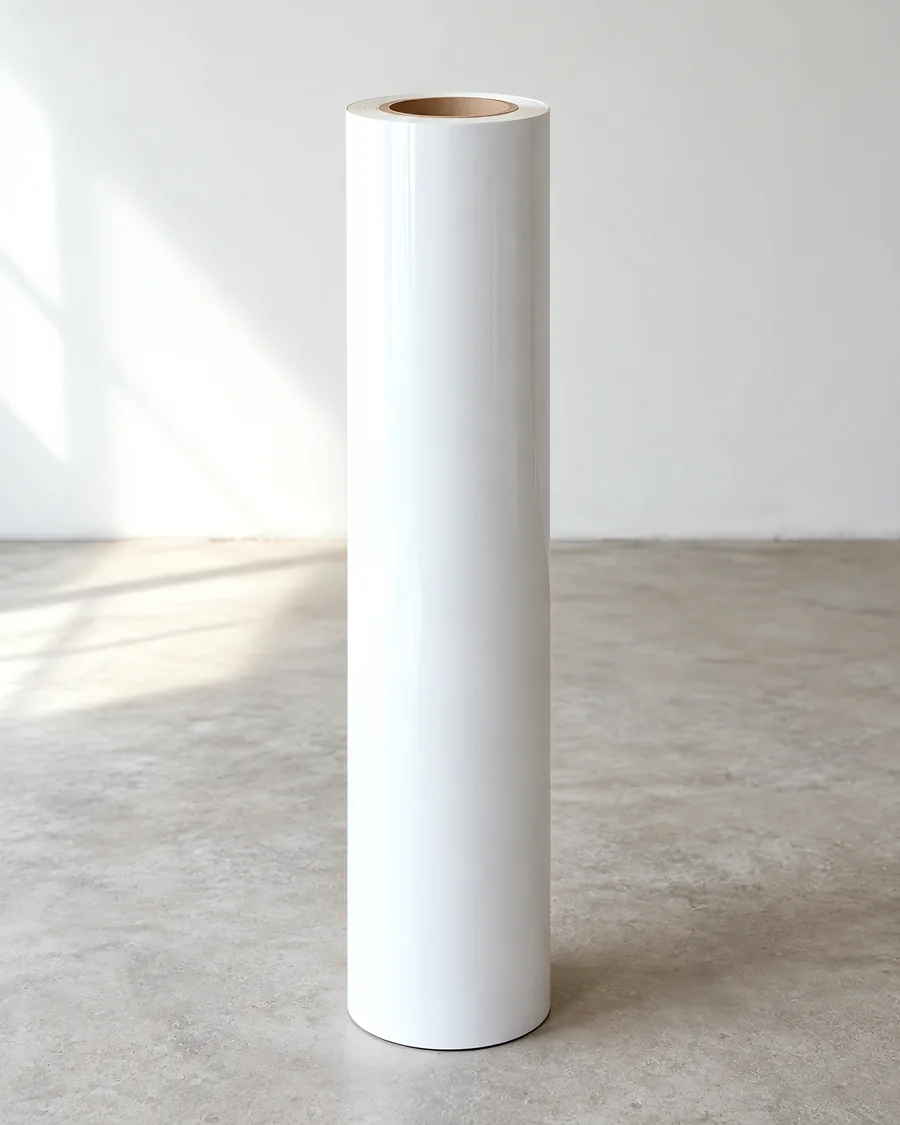Vinilo blanco para impresión de 137 cm