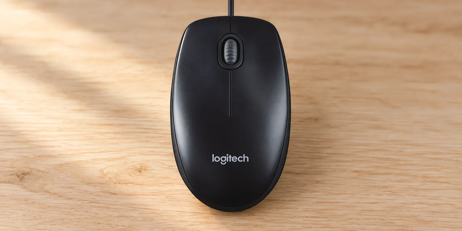 Teclado y mouse Logitech con cable