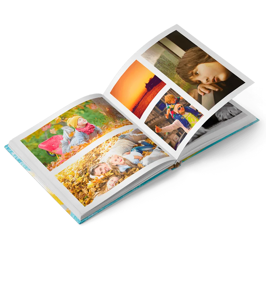 Papel fotográfico con fotos impresas
